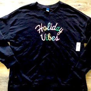 Holiday Vibes Tunic Sweatshirt